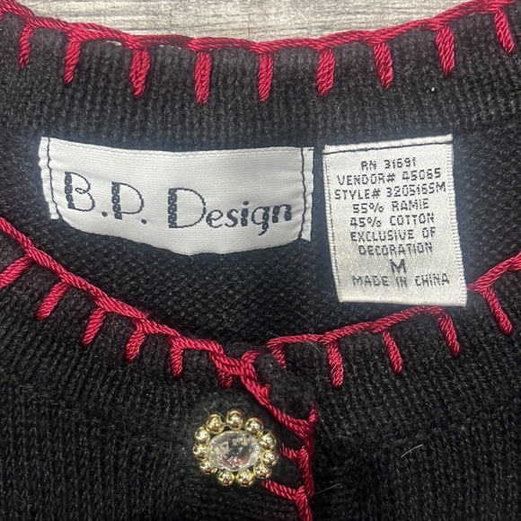 Vintage Snowman Christmas Sweater - Picture 2 of 5